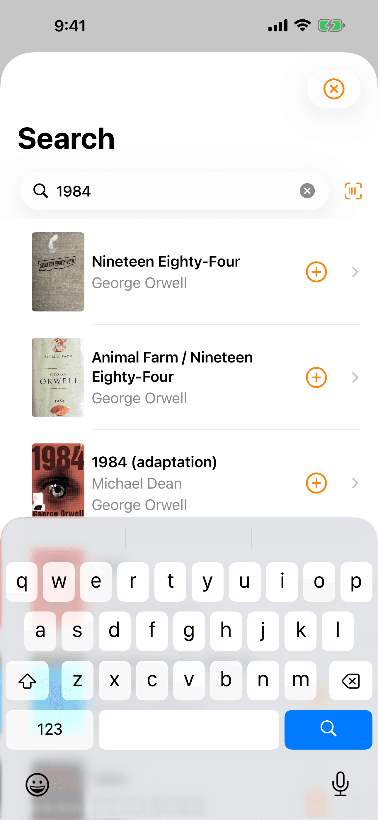 To Read screenshot: Search Open Library, or just scan the barcode on the back.